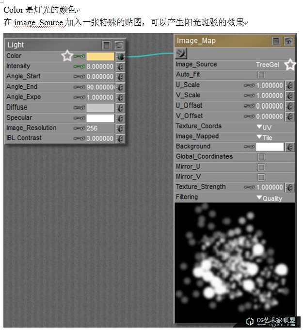 04.poser2014進階教程之制作陽光斑駁的效果