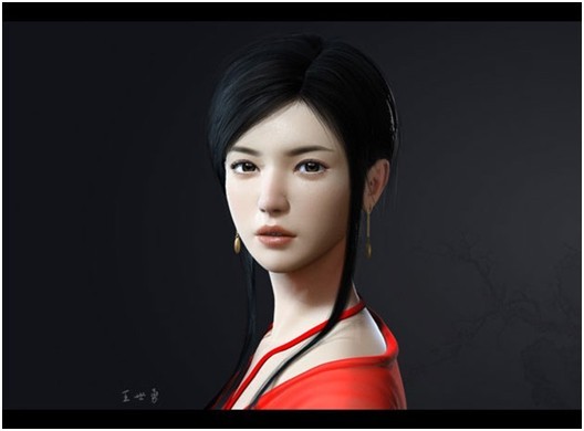 MAYA制作漂亮古典女孩 納金網