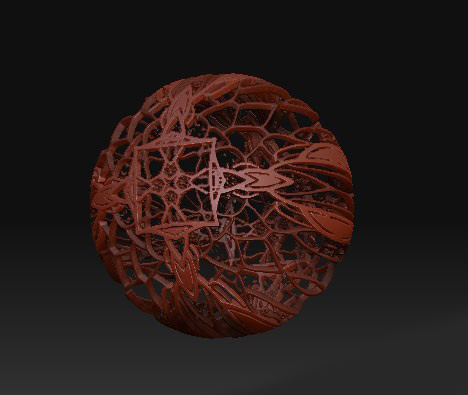 ZBrush制作鏤空效果 納金網