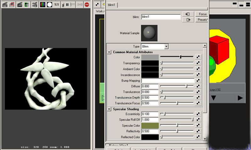 MAYA7.0打造質感玉石 納金網
